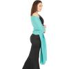 imageBlackButterfly Chiffon Bridesmaid Wedding Evening Shawl WrapAqua Blue