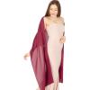 imageBlackButterfly Chiffon Bridesmaid Wedding Evening Shawl WrapBurgundy