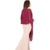 imageBlackButterfly Chiffon Bridesmaid Wedding Evening Shawl WrapBurgundy