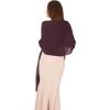 imageBlackButterfly Chiffon Bridesmaid Wedding Evening Shawl WrapDark Purple