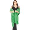 imageBlackButterfly Chiffon Bridesmaid Wedding Evening Shawl WrapEmerald