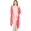 imageBlackButterfly Chiffon Bridesmaid Wedding Evening Shawl WrapHot Pink