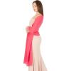 imageBlackButterfly Chiffon Bridesmaid Wedding Evening Shawl WrapHot Pink