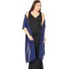imageBlackButterfly Chiffon Bridesmaid Wedding Evening Shawl WrapMidnight Blue