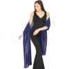 imageBlackButterfly Chiffon Bridesmaid Wedding Evening Shawl WrapMidnight Blue