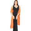 imageBlackButterfly Chiffon Bridesmaid Wedding Evening Shawl WrapOrange