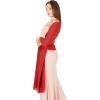 imageBlackButterfly Chiffon Bridesmaid Wedding Evening Shawl WrapRed