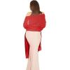 imageBlackButterfly Chiffon Bridesmaid Wedding Evening Shawl WrapRed