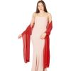 imageBlackButterfly Chiffon Bridesmaid Wedding Evening Shawl WrapRed