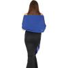 imageBlackButterfly Chiffon Bridesmaid Wedding Evening Shawl WrapRoyal Blue