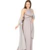 imageBlackButterfly Chiffon Bridesmaid Wedding Evening Shawl WrapSilver