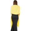 imageBlackButterfly Chiffon Bridesmaid Wedding Evening Shawl WrapYellow