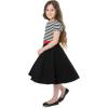 imageBlackButterfly Kids Maria Vintage Striped Pin Up DressBlack