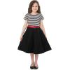 imageBlackButterfly Kids Maria Vintage Striped Pin Up DressBlack