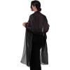 imageBlackButterfly Metallic Sparkle Bridal Wedding Party Evening Shawl Pashmina WrapBlack