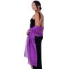 imageBlackButterfly Metallic Sparkle Bridal Wedding Party Evening Shawl Pashmina WrapIndigo