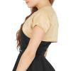 imageBlackButterfly Satin Bolero Shrug  Short SleeveChampagne Gold