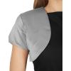 imageBlackButterfly Satin Bolero Shrug  Short SleeveSilver