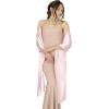 imageBlackButterfly Satin Shawl Bridesmaid Wedding Wrap ScarfBaby Pink
