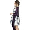 imageBlackButterfly Satin Shawl Bridesmaid Wedding Wrap ScarfDark Purple