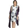 imageBlackButterfly Satin Shawl Bridesmaid Wedding Wrap ScarfDark Purple