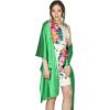 imageBlackButterfly Satin Shawl Bridesmaid Wedding Wrap ScarfEmerald