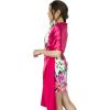 imageBlackButterfly Satin Shawl Bridesmaid Wedding Wrap ScarfHot Pink