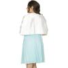 imageBlackButterfly Satin Shawl Bridesmaid Wedding Wrap ScarfIvory