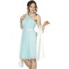 imageBlackButterfly Satin Shawl Bridesmaid Wedding Wrap ScarfIvory
