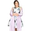 imageBlackButterfly Satin Shawl Bridesmaid Wedding Wrap ScarfLilac