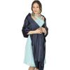 imageBlackButterfly Satin Shawl Bridesmaid Wedding Wrap ScarfMidnight Blue