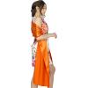 imageBlackButterfly Satin Shawl Bridesmaid Wedding Wrap ScarfOrange