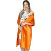 imageBlackButterfly Satin Shawl Bridesmaid Wedding Wrap ScarfOrange