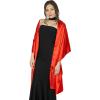 imageBlackButterfly Satin Shawl Bridesmaid Wedding Wrap ScarfRed