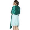 imageBlackButterfly Satin Shawl Bridesmaid Wedding Wrap ScarfTeal Green