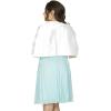 imageBlackButterfly Satin Shawl Bridesmaid Wedding Wrap ScarfWhite