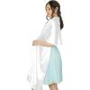 imageBlackButterfly Satin Shawl Bridesmaid Wedding Wrap ScarfWhite