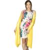 imageBlackButterfly Satin Shawl Bridesmaid Wedding Wrap ScarfYellow