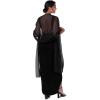 imageBlackButterfly Satin Silky Bridal Wedding Party Evening Shawl Pashmina WrapBlack