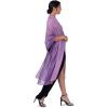 imageBlackButterfly Satin Silky Bridal Wedding Party Evening Shawl Pashmina WrapDark Purple  Light Purple