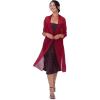 imageBlackButterfly Satin Silky Bridal Wedding Party Evening Shawl Pashmina WrapRed