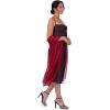 imageBlackButterfly Satin Silky Bridal Wedding Party Evening Shawl Pashmina WrapRed
