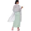 imageBlackButterfly Satin Silky Bridal Wedding Party Evening Shawl Pashmina WrapSilver