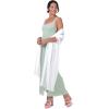 imageBlackButterfly Satin Silky Bridal Wedding Party Evening Shawl Pashmina WrapWhite