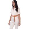 imageBlackButterfly Vintage Tie Knot Waistband Cinch Waist BeltLight Brown