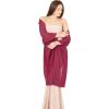 imageBlackButterfly Chiffon Bridesmaid Wedding Evening Shawl WrapBurgundy