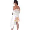 imageBlackButterfly Metallic Sparkle Bridal Wedding Party Evening Shawl Pashmina WrapWhite