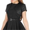 imageBlackButterfly Satin Bolero Shrug  Short SleeveBlack