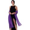 imageBlackButterfly Satin Silky Bridal Wedding Party Evening Shawl Pashmina WrapIndigo