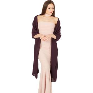 imageBlackButterfly Chiffon Bridesmaid Wedding Evening Shawl WrapDark Purple